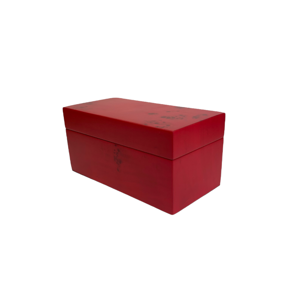 red wooden box