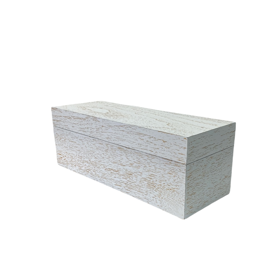 white wooden box