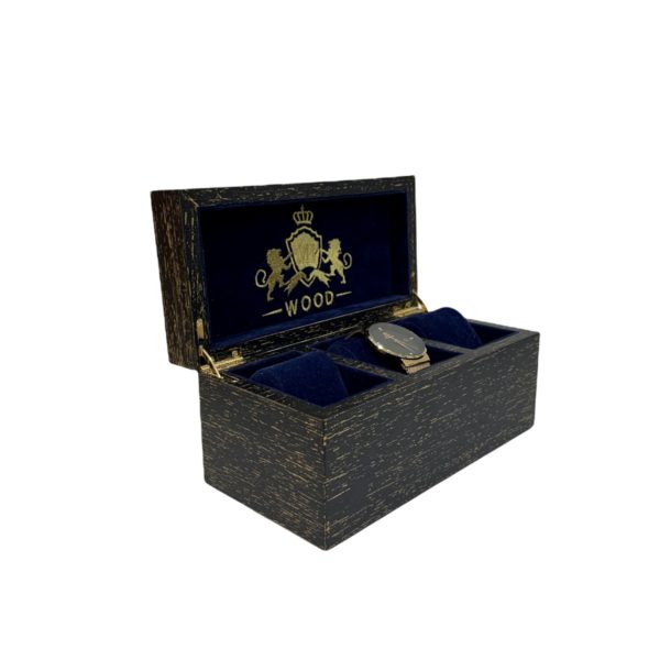 black wooden box for watches