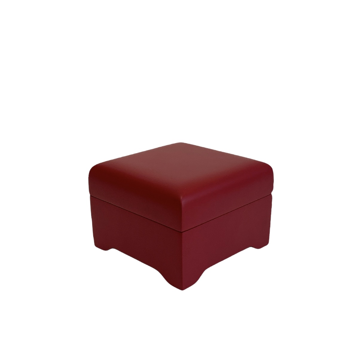 red wooden box